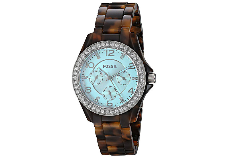 Leopard fossil watch best sale